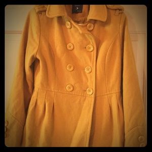 Forever 21 marigold peacoat